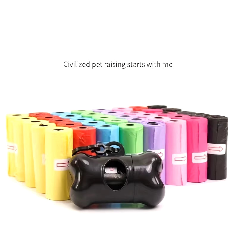 1500PCS Dog Poop Bag Outdoor Cleaning Poop Bag Outdoor Clean Pets Supplies for Dog 15Bags/Roll Refill Garbage Bag Pet Supplies