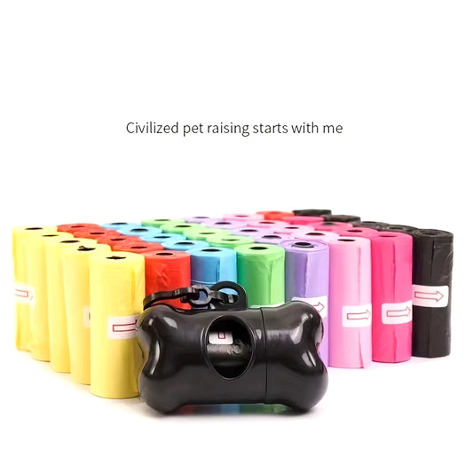 1500PCS Dog Poop Bag Outdoor Cleaning Poop Bag Outdoor Clean Pets Supplies for Dog 15Bags/Roll Refill Garbage Bag Pet Supplies