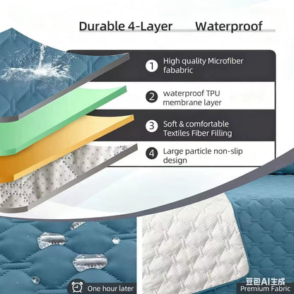 Waterproof Non-Slip Dog Bed Cover and Pet Blanket Sofa Pet Bed Mat Car Incontinence Mattress Protectors Furniture Couch Cover