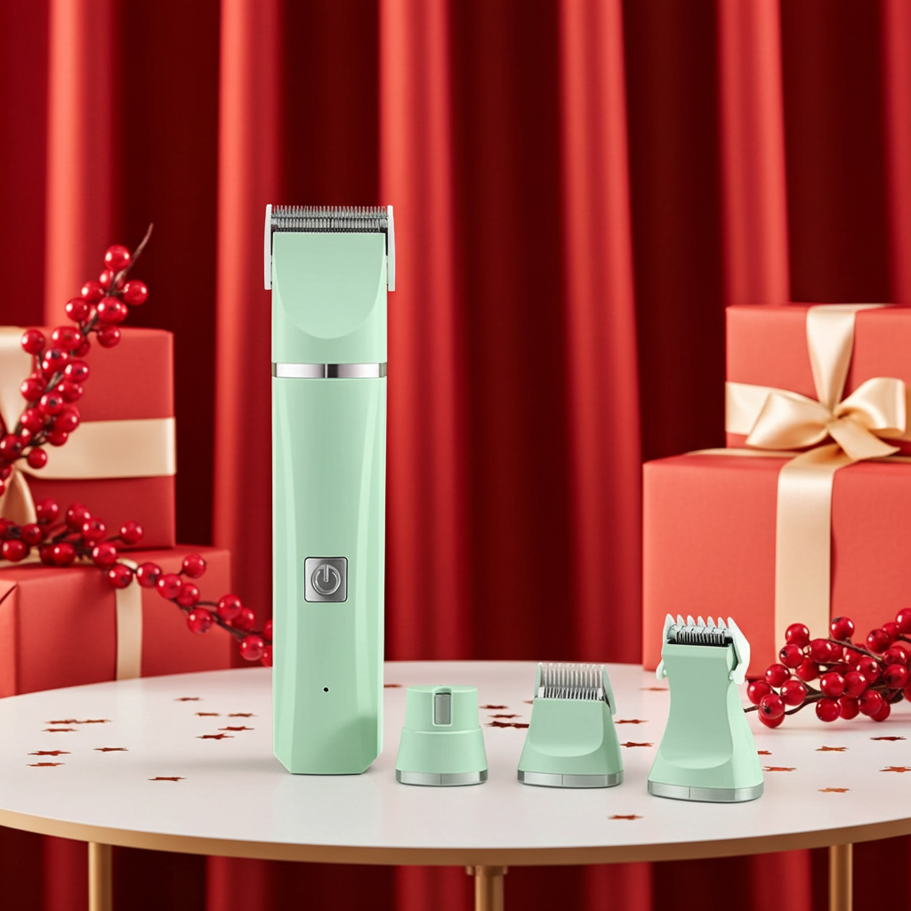 4 in 1 Electric Pet Grooming Kit - Hair Trimmer, Clippers, Nail Grinder for Cats & Dogs