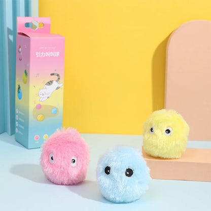Exciting Interactive Plush Electric Catnip Ball Toy - Engaging Sounds for Your Feline Friend!