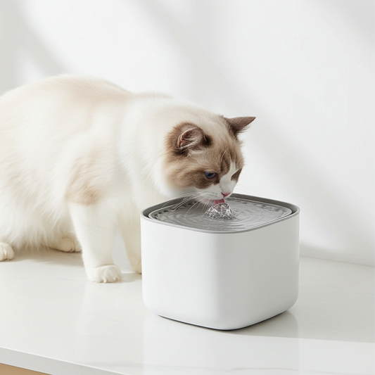 Elevate Your Cat's Hydration with the 3L Auto Recirculating Water Fountain - USB Electric, Mute Design, and Large Capacity!